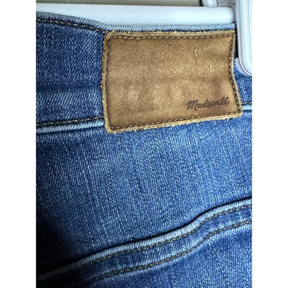 Madewell 10 Inch High-Rise Skinny Button Fly Slight Distress Denim Jean Size 26 - Picture 8 of 12